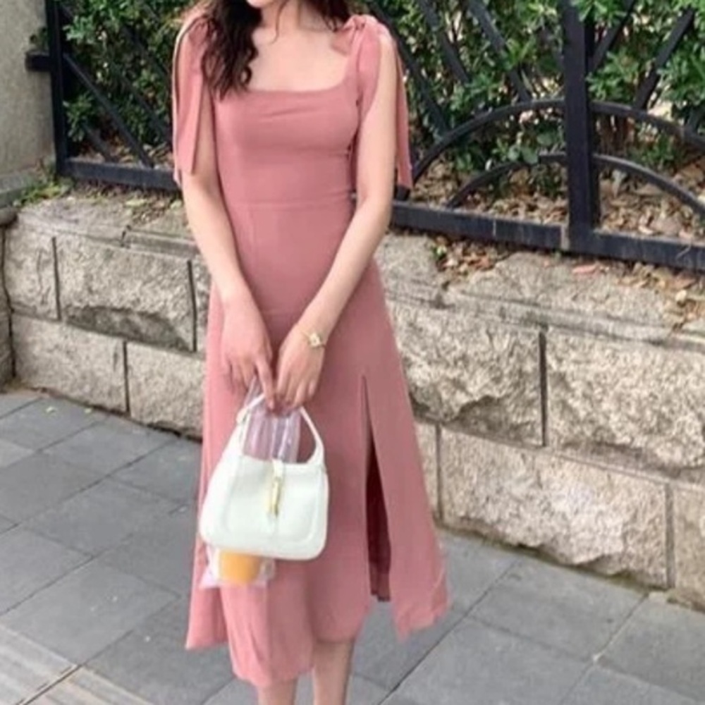 Reformation Twilight Dress  Color: Praline